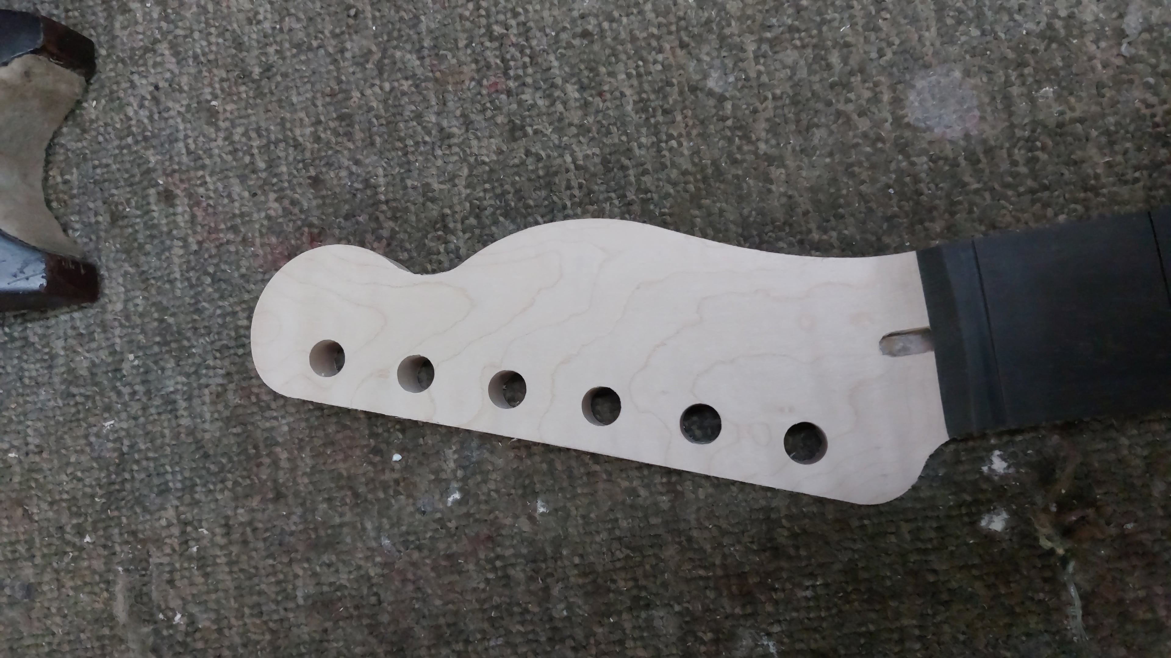 wood-burning telecaster